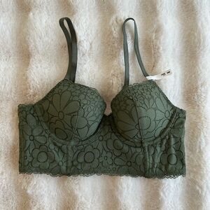 🆕 Aerie | Lace Padded Balconette Bra  - Size 34B.